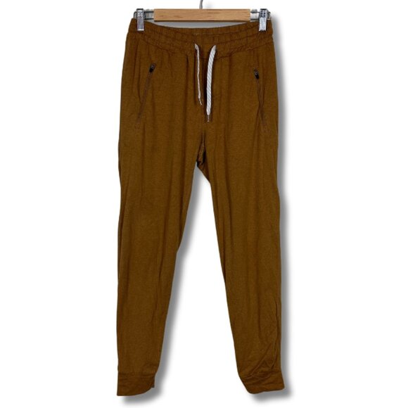 Vuori Men's Ponto Performance Pants DreamKnit Joggers Golden Heather Small - Picture 1 of 7